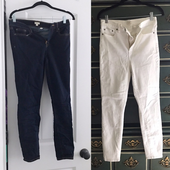 J. Crew Denim - *CLOSET CLEAN OUT!* J. Crew White /Denim Jeans 6